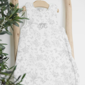 gigoteuse toile de jouy gris clair tartine et chocolat