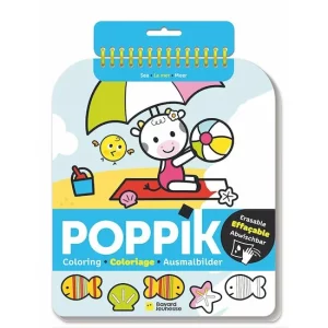 CAHIER DE COLORIAGE EFFACABLE LA MER POPPIK
