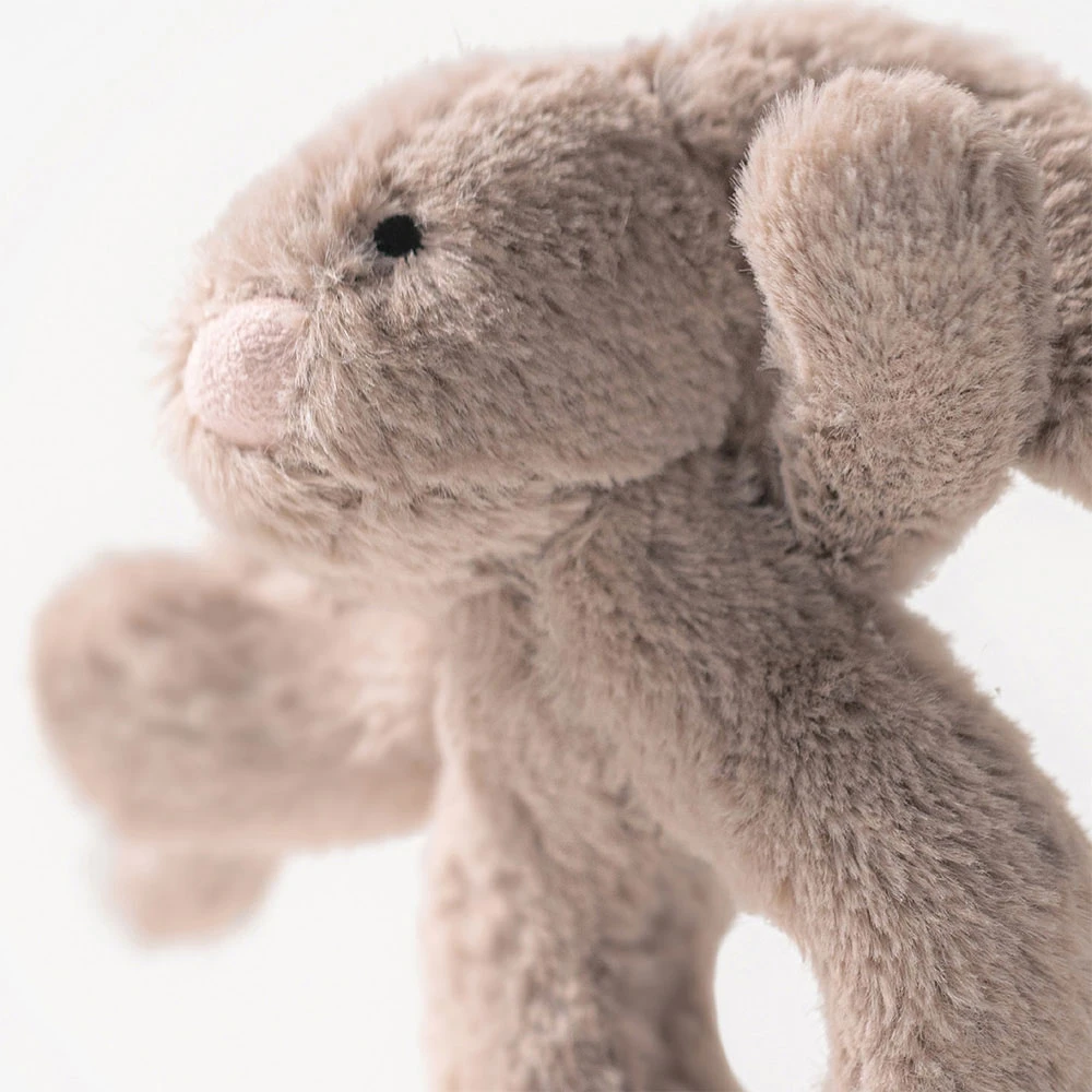 Hochet Peluche Lapin Beige – Image 2